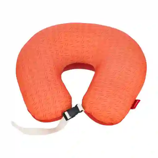 Cojín Cervical Relleno de Microperlas Naranja