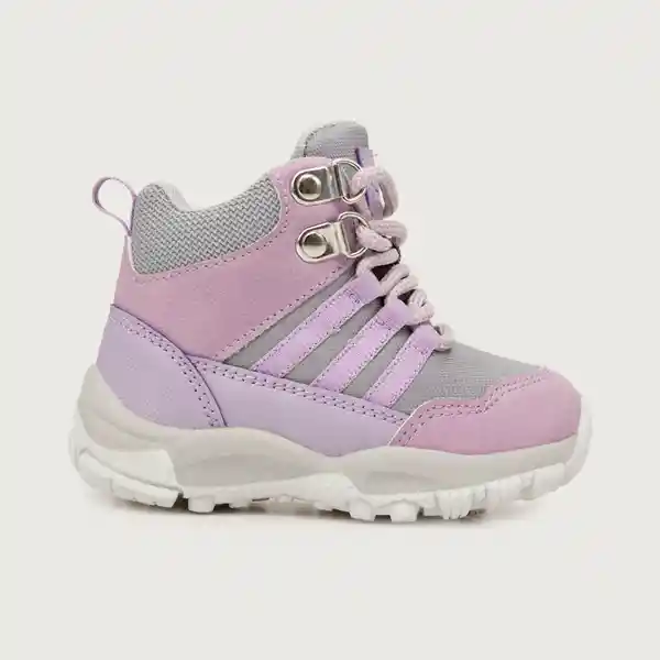 Botines de Niña Outdoor Cordón Lila Talla 23 Opaline