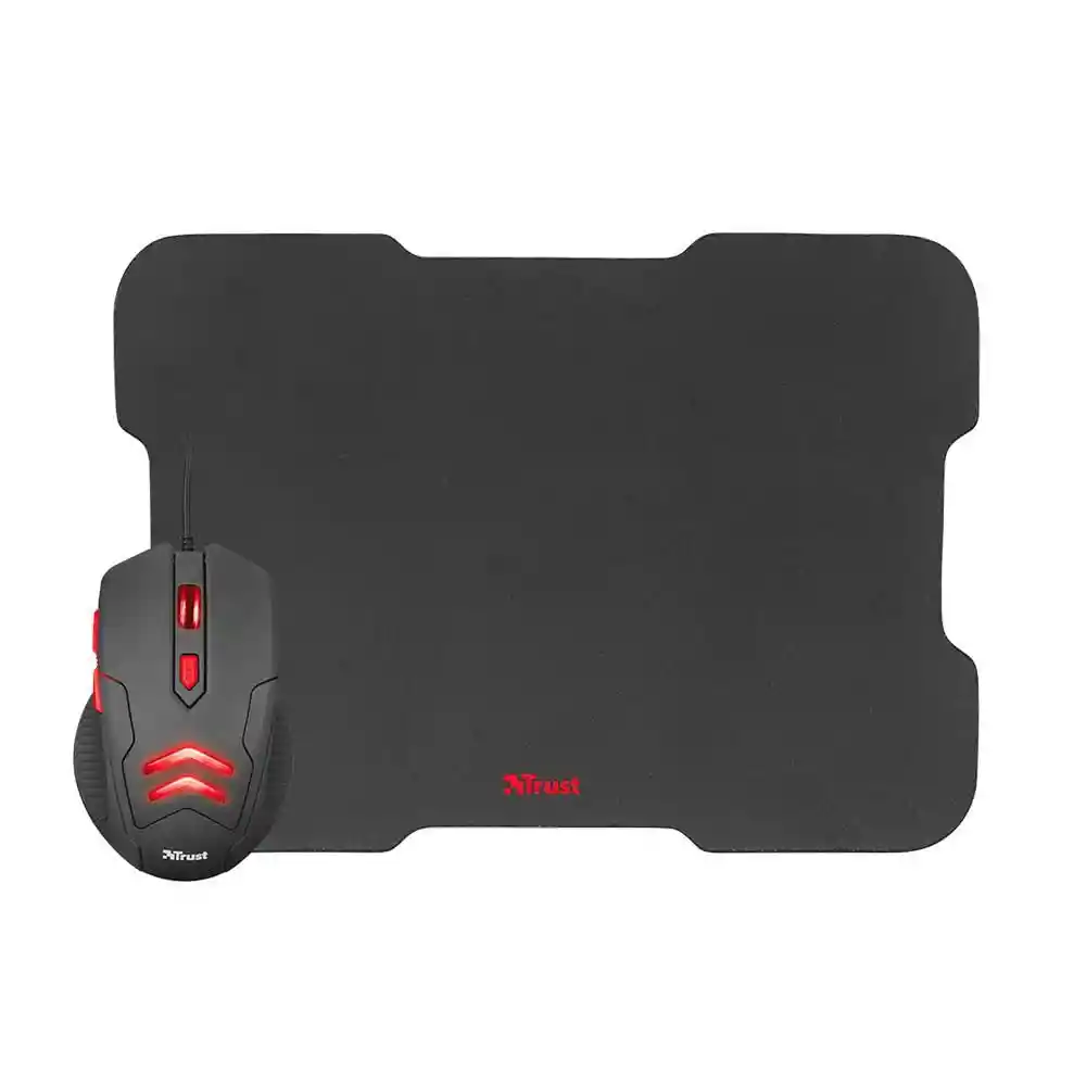 Trust Pack Gamer Mouse + Mousepad Ziva