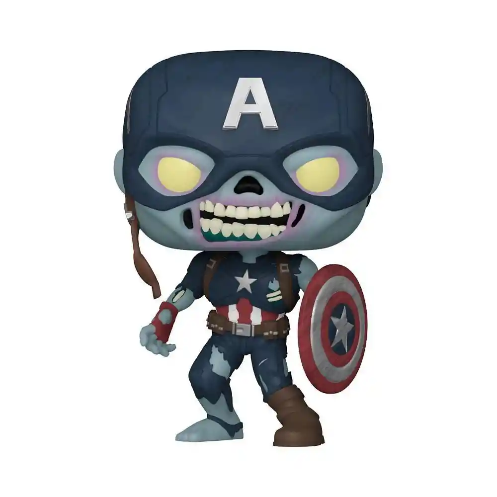 Pop! Figura de Colección What If Zombie Captain America 941