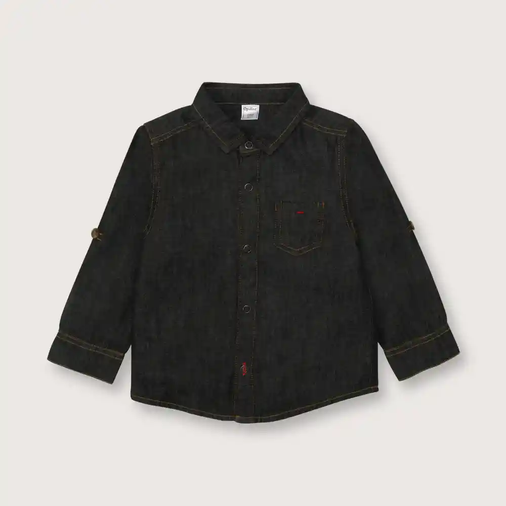 Camisa De Niño Insectos Gris Talla 4a