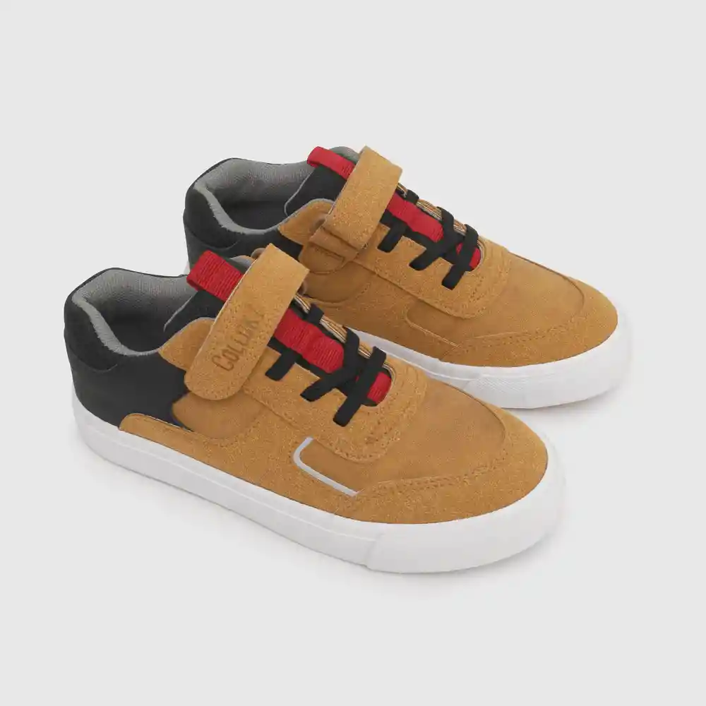 Zapatillas Urbana De Niño Café Talla 28