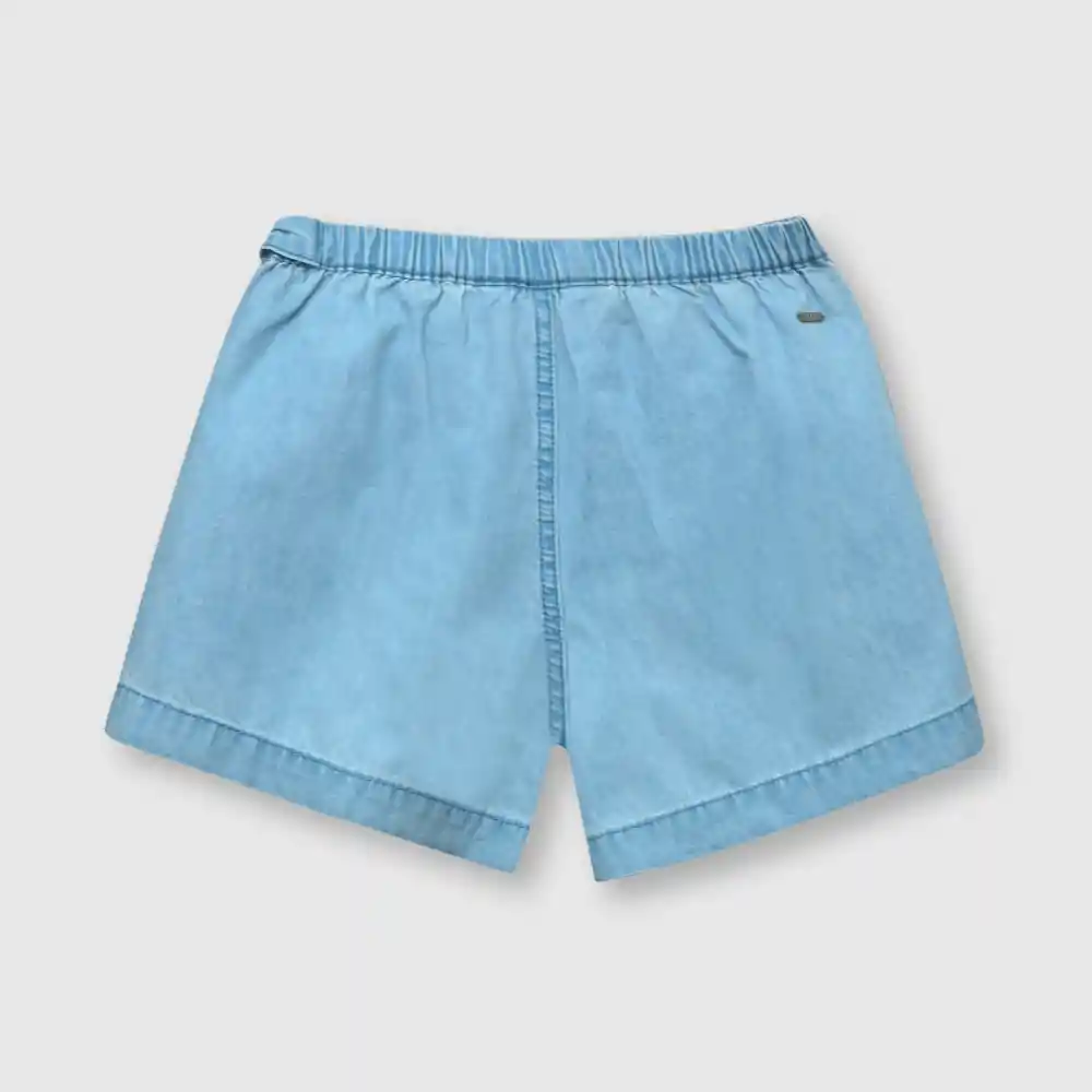 Falda Con Short De Niña Azul Talla 10a