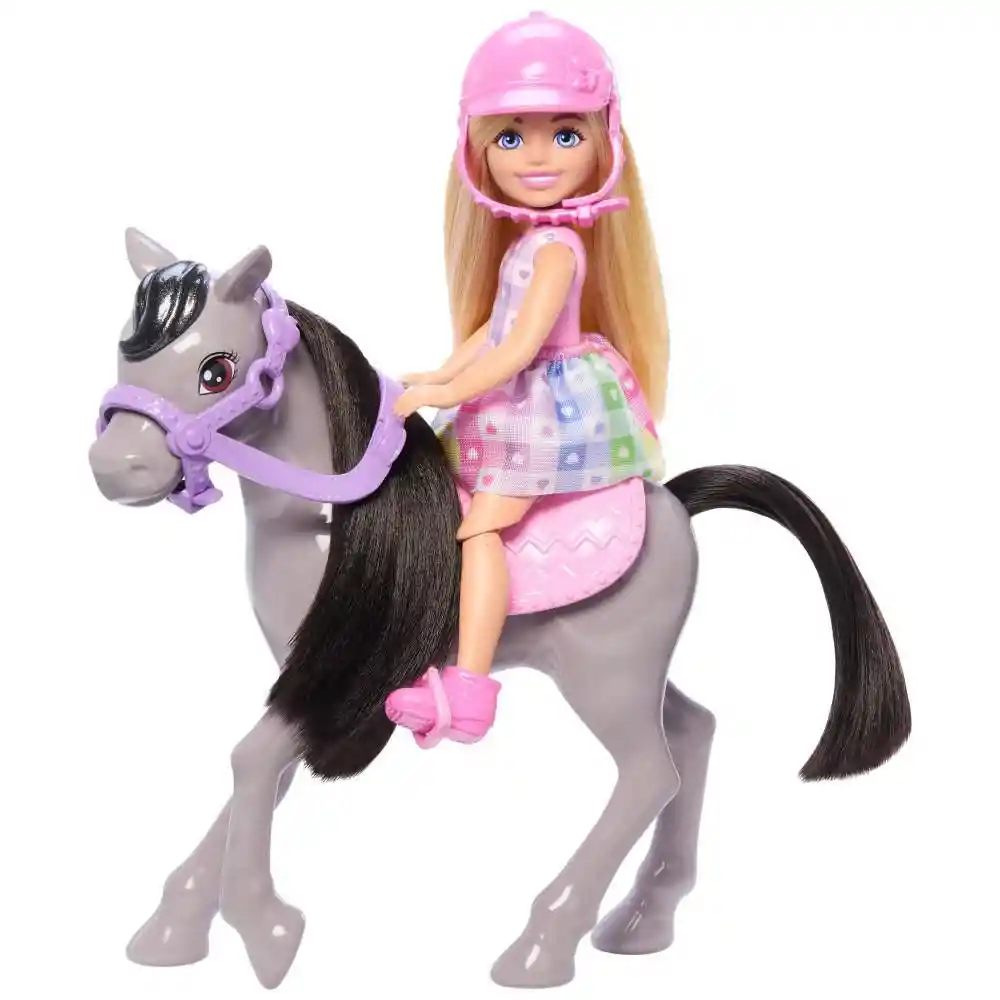 Muñeca Chelsea Paseo en Pony Barbie