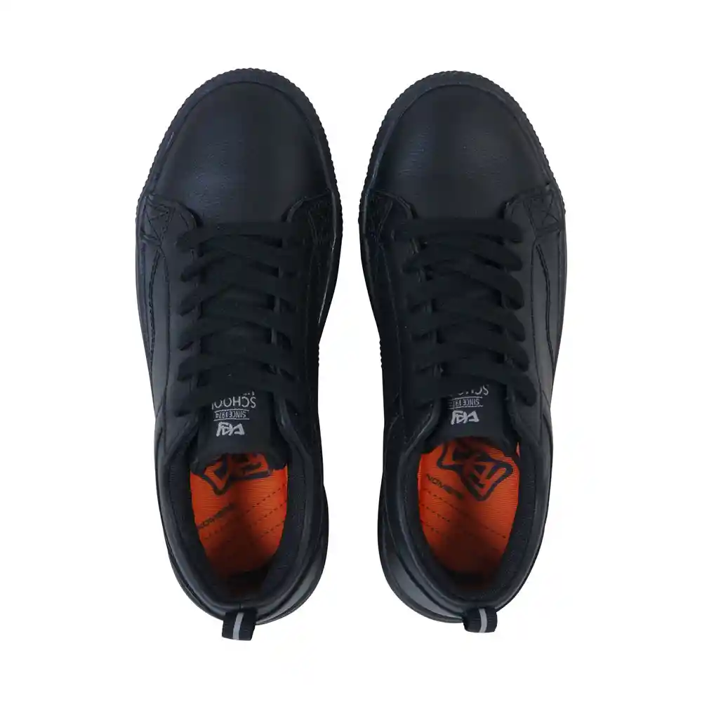 Zapatillas Urbana Escolar Senior Agujeta Negra T. 37
