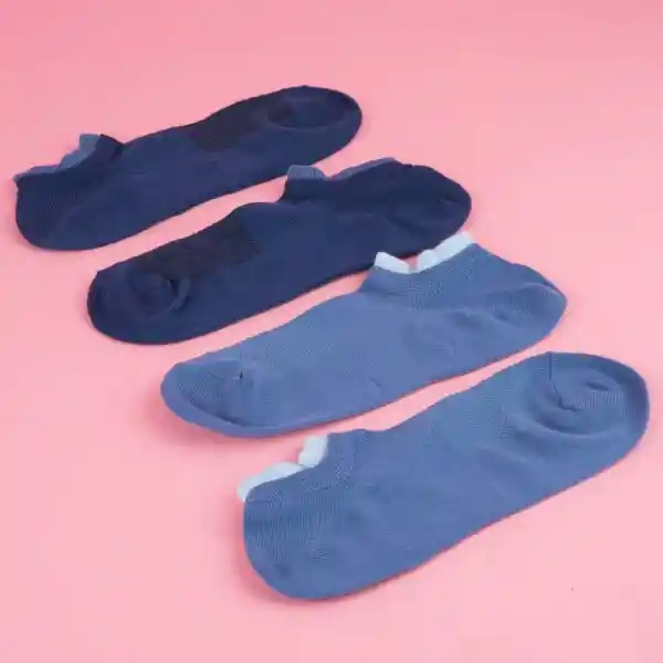 Calcetines Para Hombre Azul Miniso