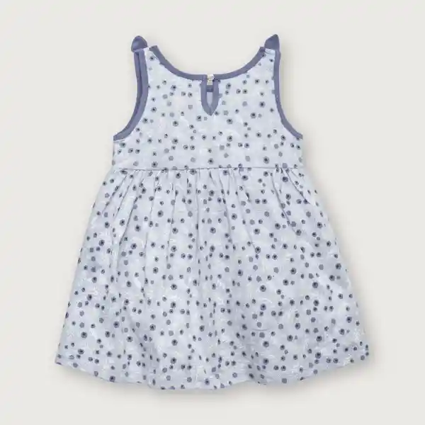 Vestido Moños Esencial de Niña Lavanda Talla 18M Opaline