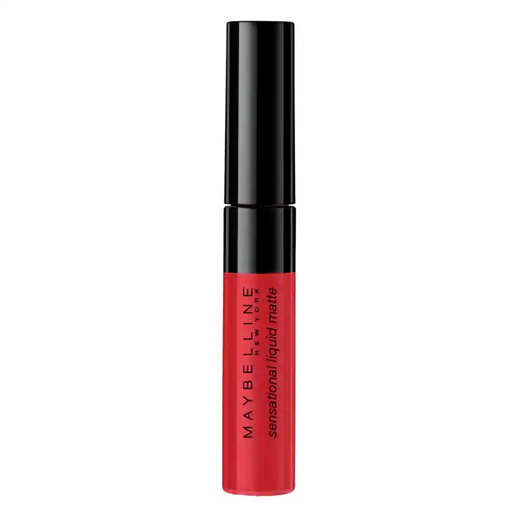 Maybelline Labial Líquido New York Color Sensational Vibrant Red