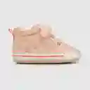 Zapatillas Floral De Niña Rosado Talla 15
