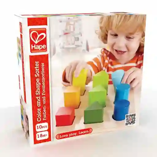 Hape Juguete Color And SHape Juguete Sorter - E0426