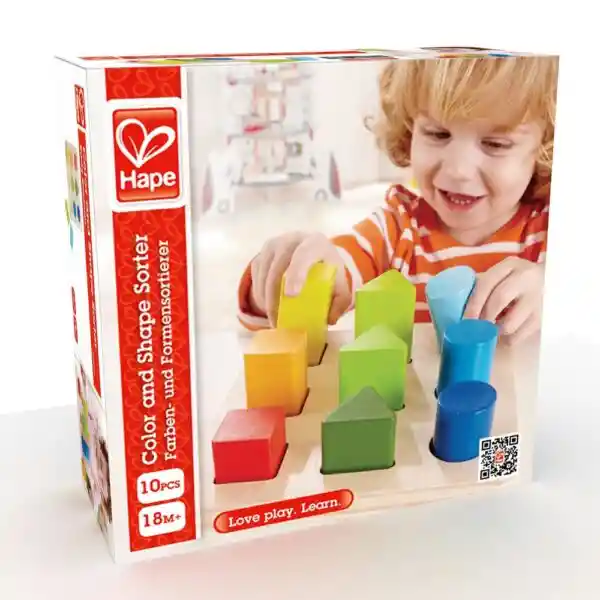 Hape Juguete Color And SHape Juguete Sorter - E0426