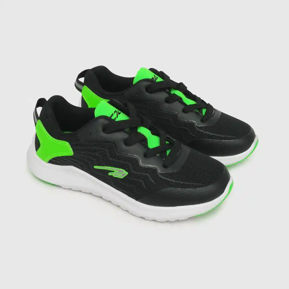 Zapatillas Deportiva Caña Baja Negro Talla 28