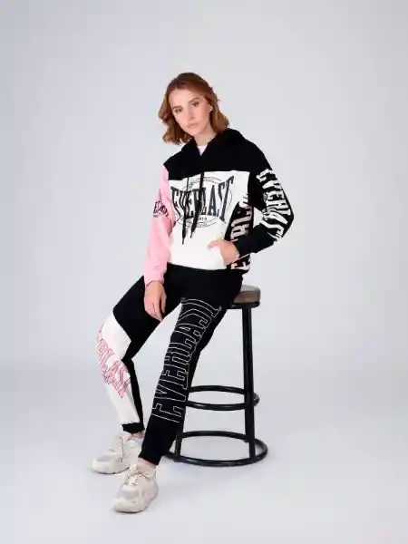 Everlast Pantalón Jogger Cut Mujer Negro S 10030424