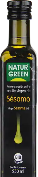 Natur Green Aceite de Sésamo Virgen Orgánico