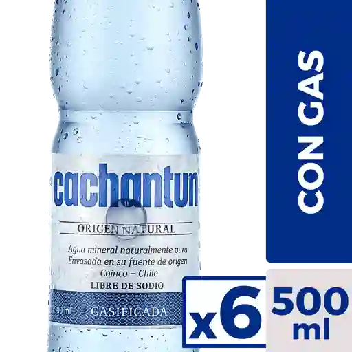 Agua Cachantun con Gas 500 ml