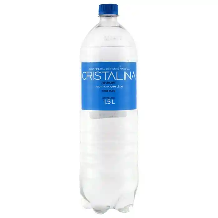 CRISTALINA agua mineral con gas