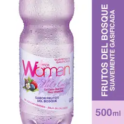 Más Woman Agua Saborizada y Gasificada Frutos del Bosque