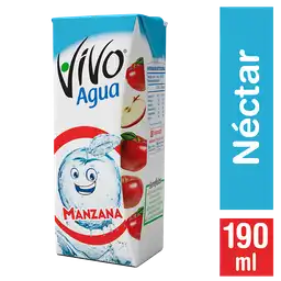 Vivo Agua Saborizada Con Jugo Manzana Desechable