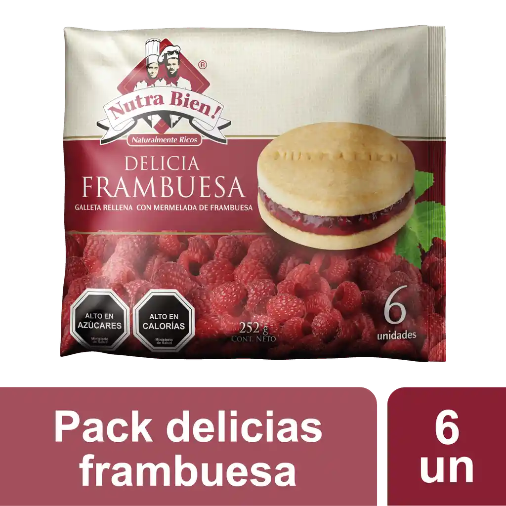 Nutra Bien Alfajor Delicia Frambuesa