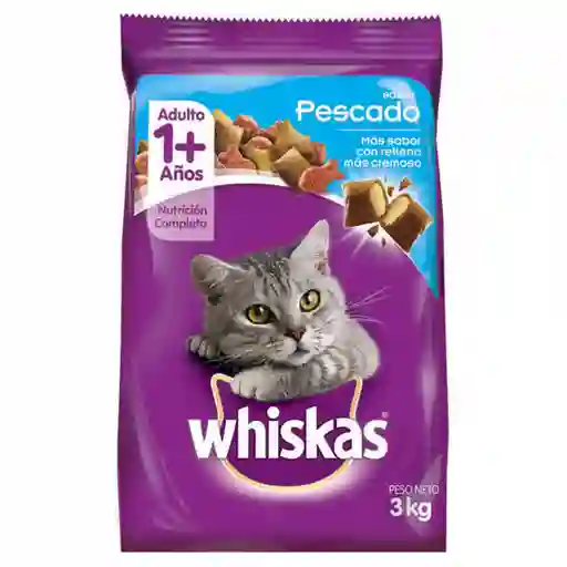 Whiskas Alimento Gato Pescado