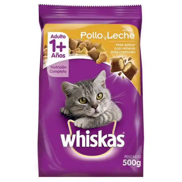 Whiskas Alim Gato  Pollo y Leche