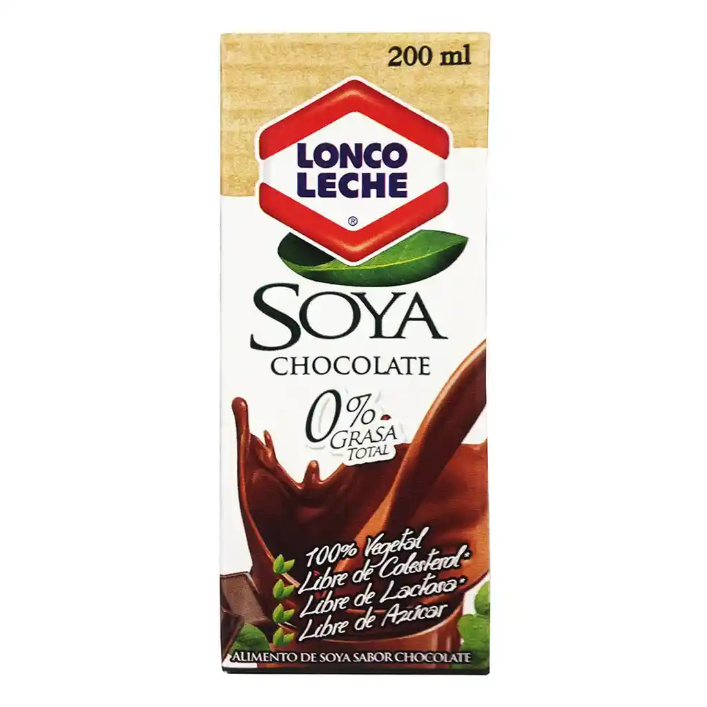 Loncoleche Alimen Soya Liq Lonc Choc30X200