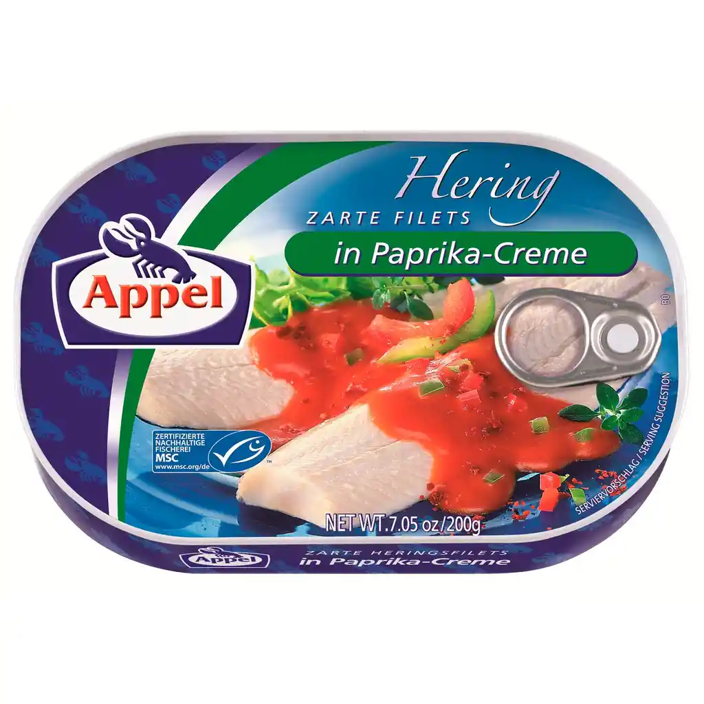 Appel arenque paprika