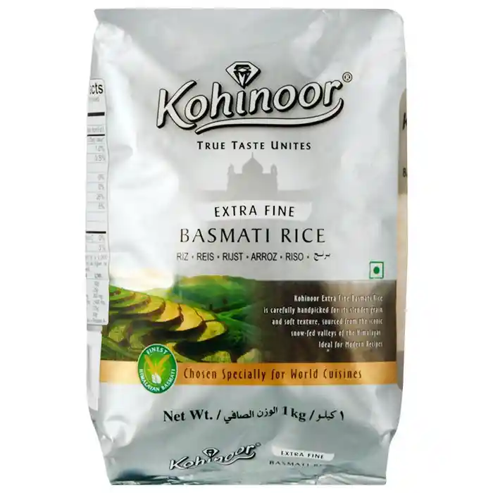 Basmati Kohinoor Arroz Silver 1K