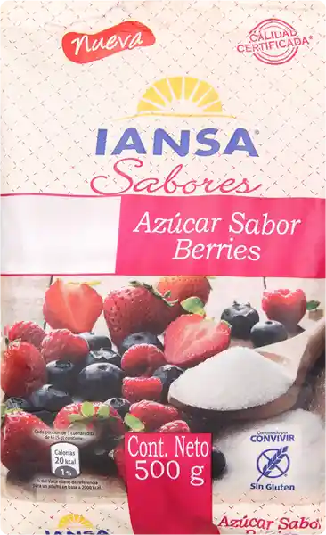 Iansa Azucar Sabor Berries