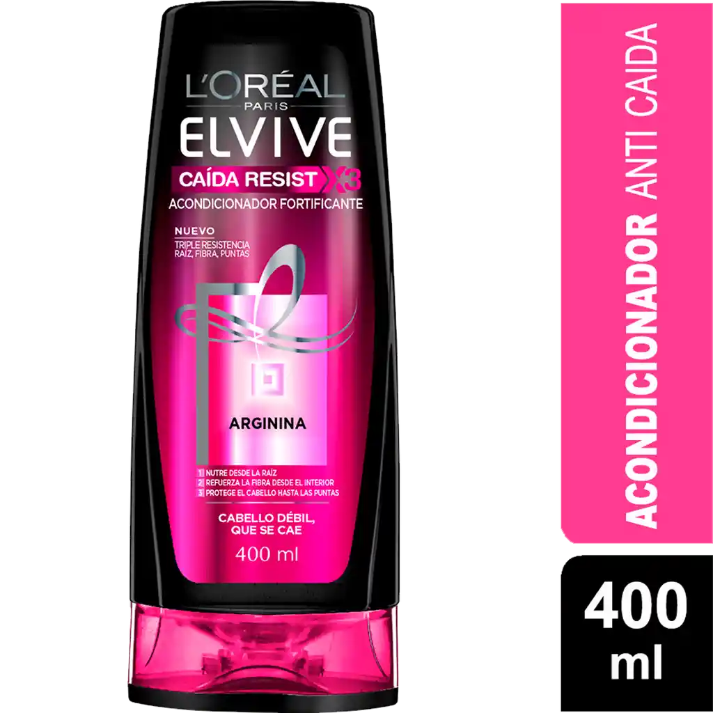 Loreal Paris-Elvive Acondicionador Arginina Caída Resist