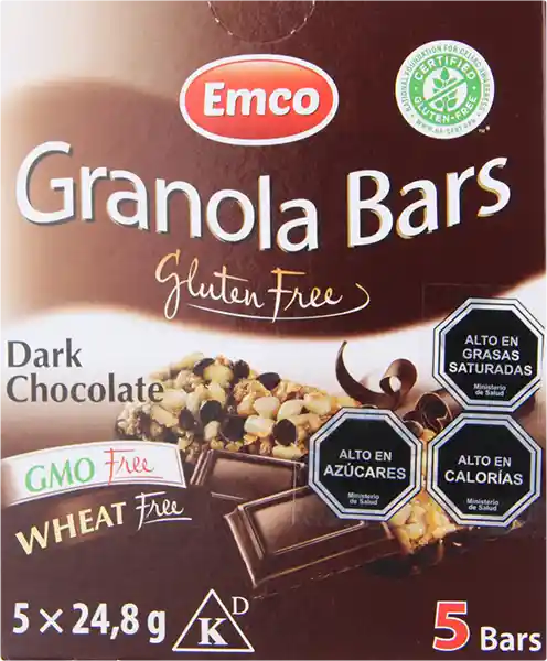 Barra Grano Choc Dark Lib Gluten