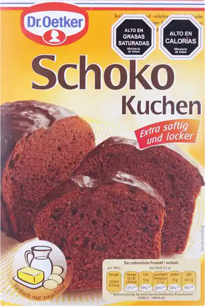 Base Para Pastel de Chocolate Kucken Oetker