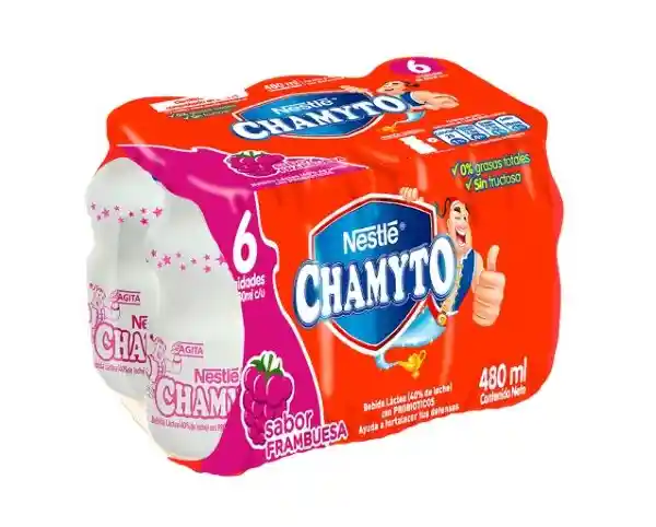 Chamyto Bebida Lactea Probioticos Frambuesa