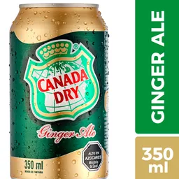 Canada Dry Gaseosa Ginger Ale Lata 350 ml