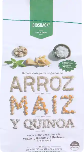 Biosnack Sal Arr Cent Maíz C/queso Albah