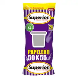 Superior Bolsa de Basura en Rollo Papelero