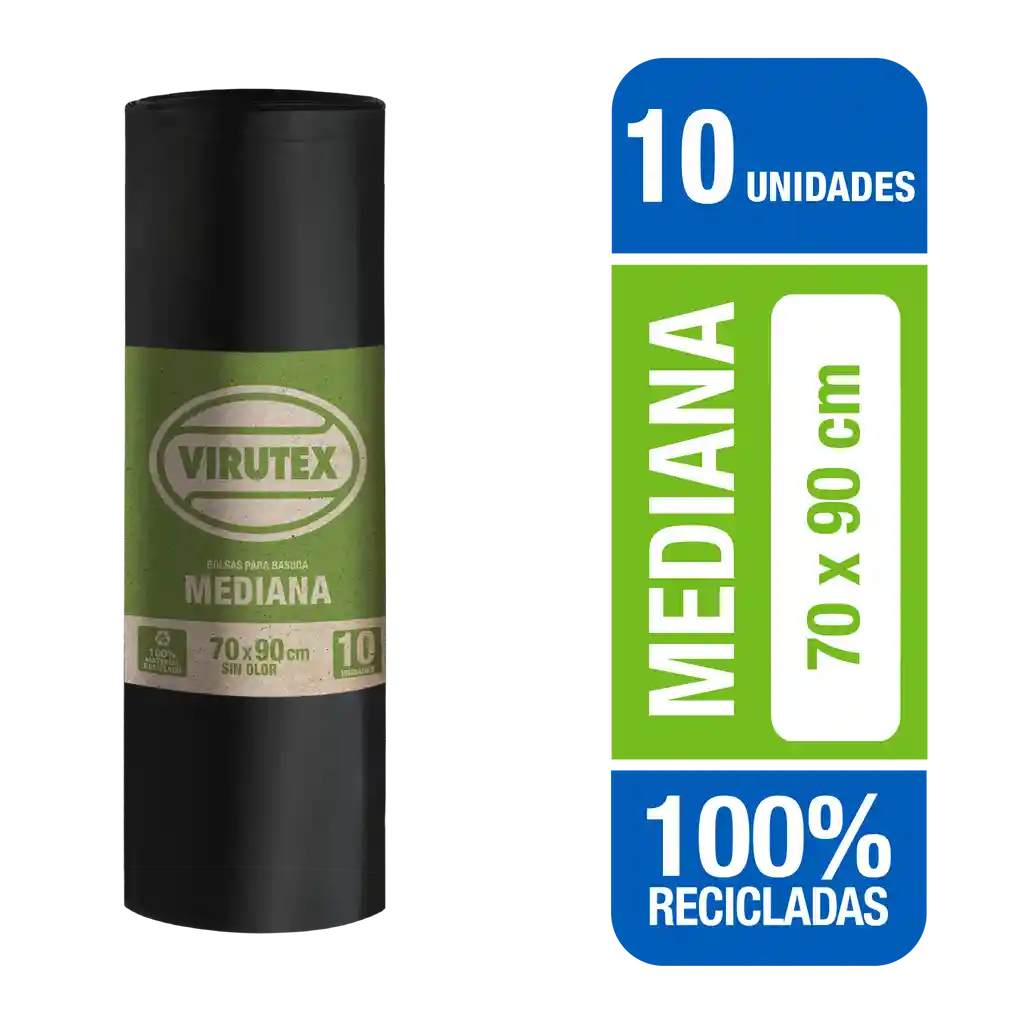 Virutex Bolsa De Basura Biodegradable 70X90