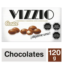 Costa-Vizzio Almendras Cubiertas con Chocolate 