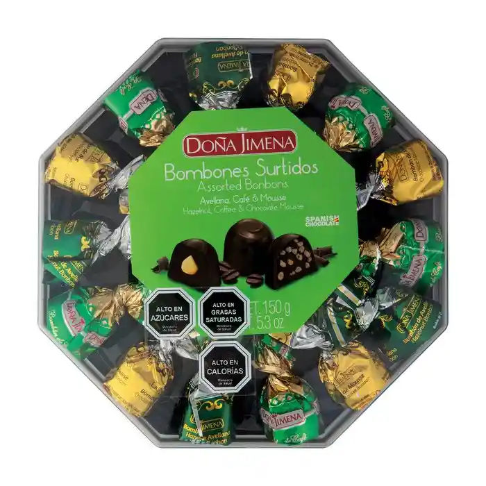 Doña Jimena Pralinés Bombones De Avellana Y Café