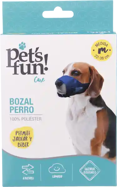 Bozal Perro Nylon 22-38 Cm M Oi18