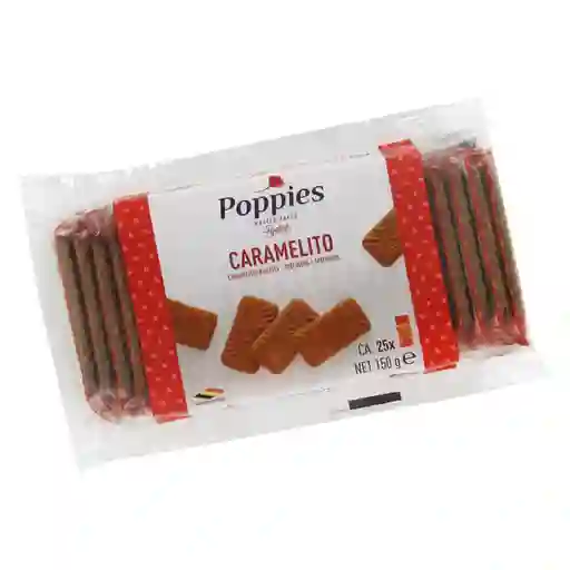 Poppies Galleta Con Caramelo X 25 Unidades