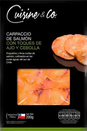 Cuisine y Co Carpaccio de Salmón con Ajo y Cebolla