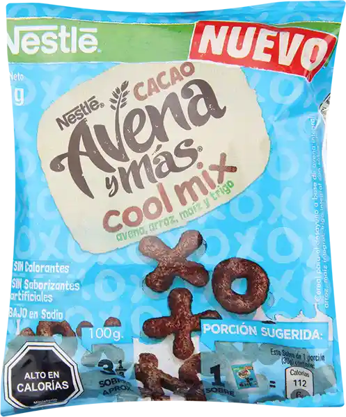 Avena Y Mas Cereal Nestle Cool Mix Cacao