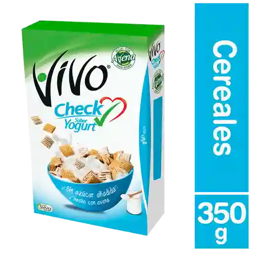 Vivo Cereal Check Sabor Yogurt sin Azúcar Añadida