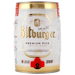 Bitburger Cerveza Pils 4.8°