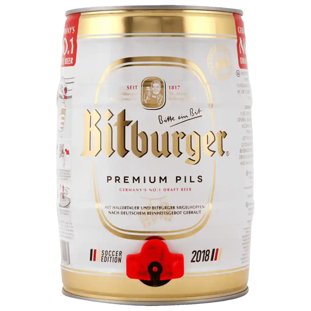 Bitburger Cerveza Pils 4.8°
