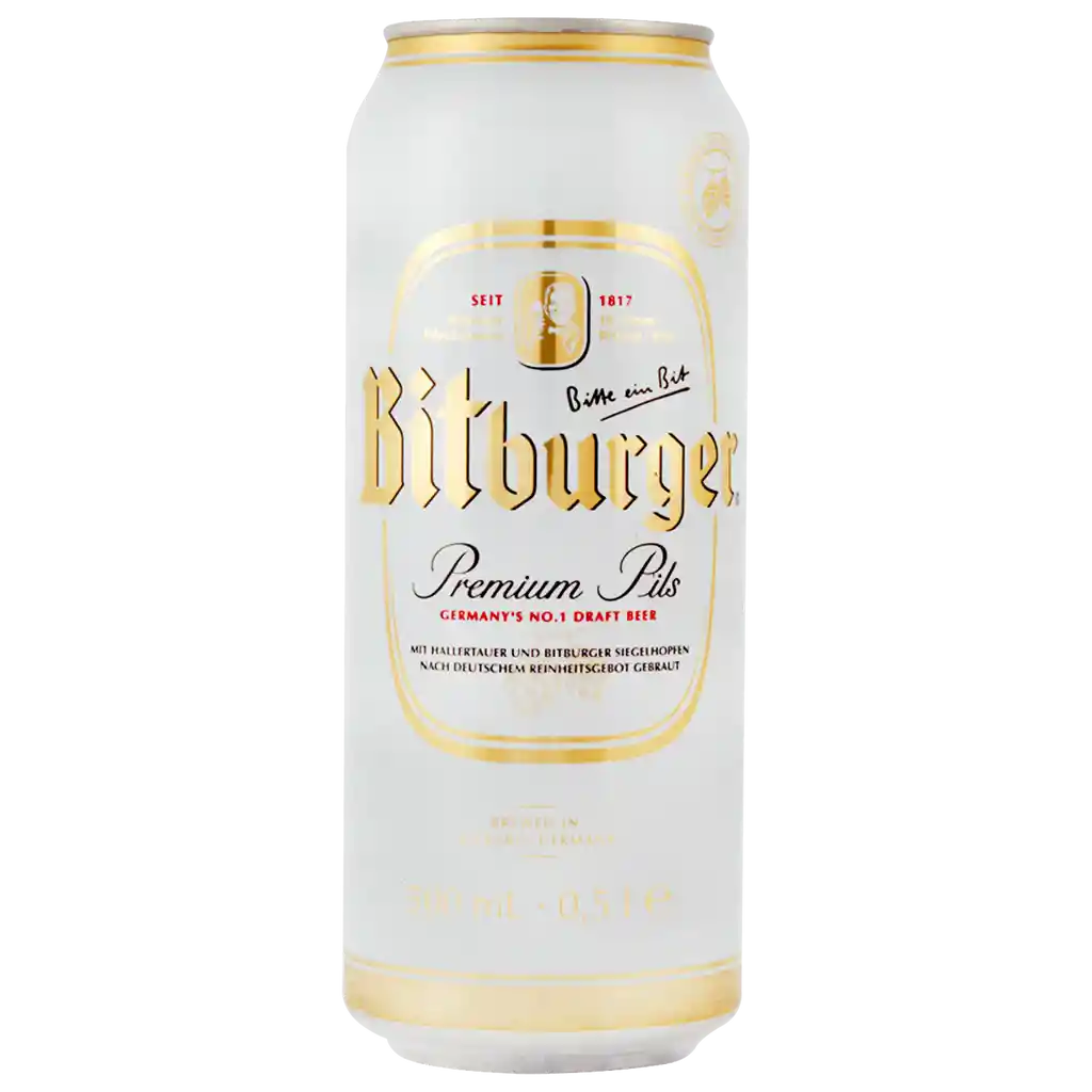 Bitburger Cerveza Pils 4 8° 500 Ml