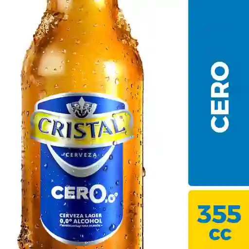 Cristal Cero Cerveza Sin Alcohol Botella