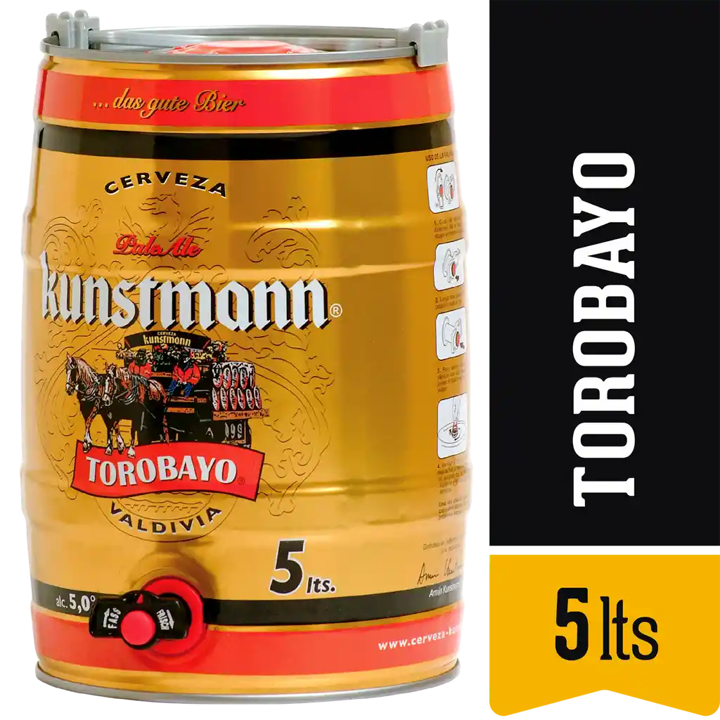 Kunstmann Cerveza Barril 5° Gl