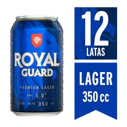 Royal Guard Cerveza Premium Lager x 12 Unidades